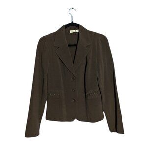 Cato suit jacket, designed faux pockets. Size 6